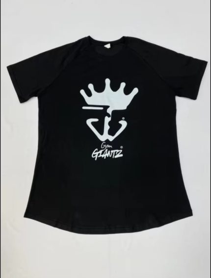 Gym Giantz Black Performance Gym T-Shirt