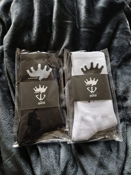 Gym Giantz Performance Socks – Black & White