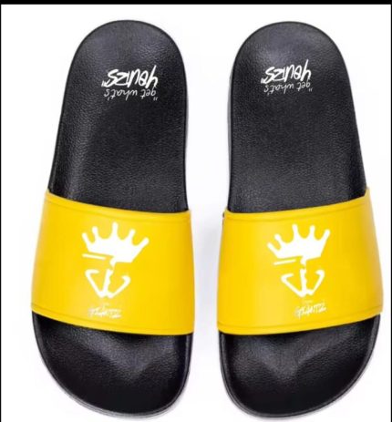 Gym Giantz Yellow Sliders with Designer Bag