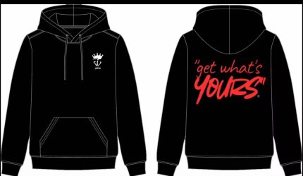 Gym Giantz “Get What’s Yours” Hoodie – Black Edition